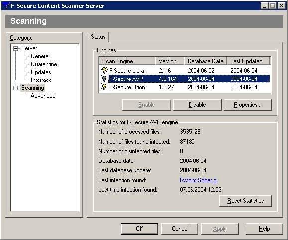 F-Scanner Virenschutz