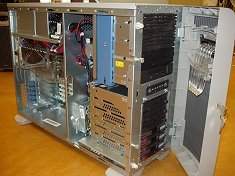 Innenansicht HP Compaq 350 Server
