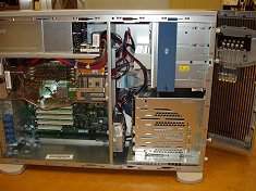 Innenansicht HP Compaq 350 Server