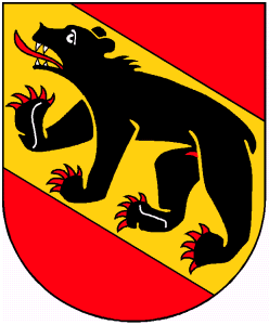 Berner Flagge mit Bernerbär
