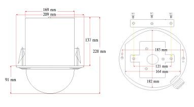 Dimensionen Sertek Innengehuse