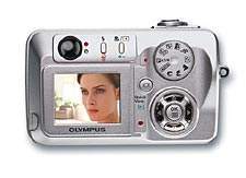 Olympus Kamera hinten