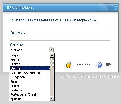 Webmail-Zugang fr Kunden mit @bboxbbs.ch Konti