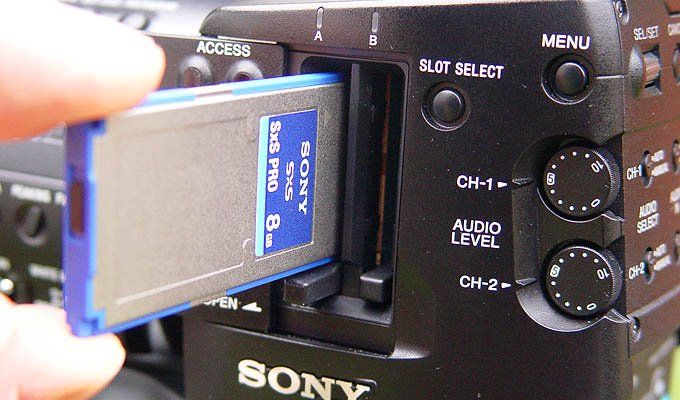 Sony XDCAM PMW-EX1 SxS Flashcards