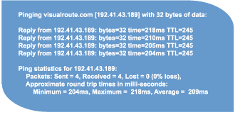 VisualRoute Ping